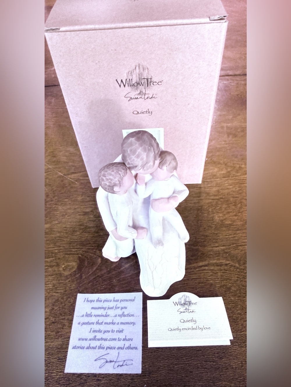 Willow Tree "Quietly" figurine by Susan Lordi NIB